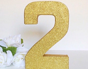 glitter number etsy
