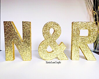 glitter letters etsy