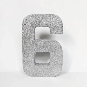 Glitter Numbers , Wedding Numbers, Graduation Number, Photo Prop Numbers, Standing Numbers, Freestanding Numbers, Birthday Numbers.