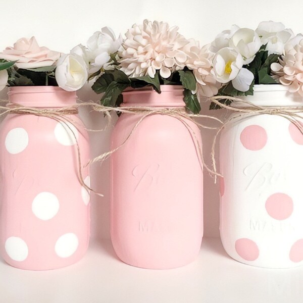 Colored Mason Jars Etsy