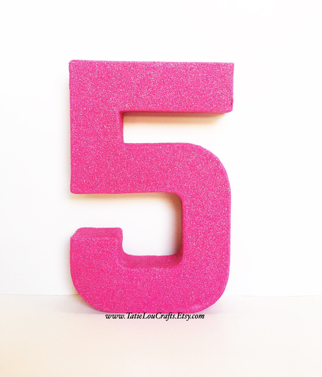 8 Inch Paper Mache Glitter Numbers Birthday Numbers Birthday Etsy