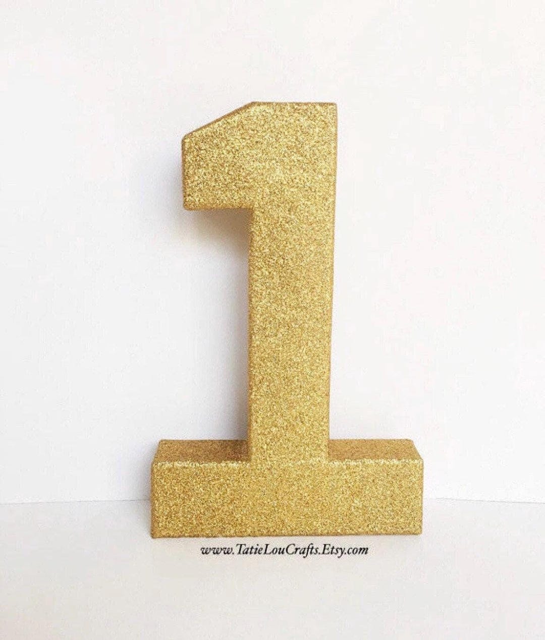 Standing Numbers 8 Inch Glitter Numbers, Standing Numbers, Birthday Props, Birthday ...