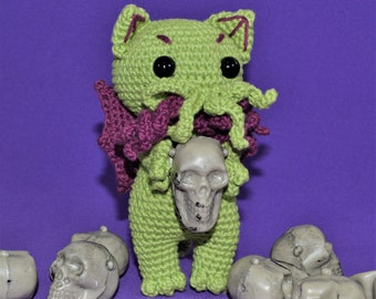 Cthulhu Cat Crochet Pattern Amigurumi PDF