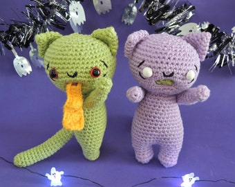 Possessed Cat Halloween Crochet Pattern Amigurumi PDF