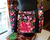 cross body floral quilted purse makeup pouch included theres a 3.00 rebate if bought directly thru etsy