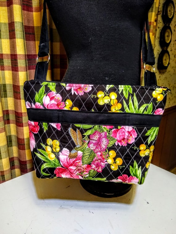 Quilted cross body purse Etsy