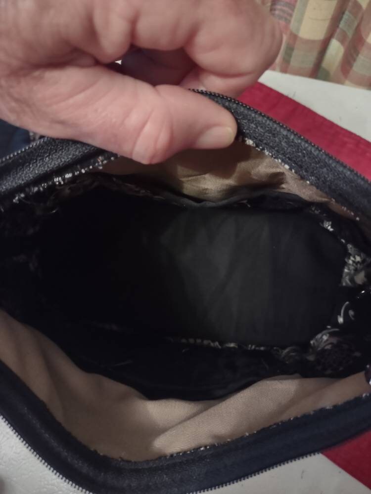 Cross Body Quilted Purse With Matching Makeup Pouch Flower and Etsy