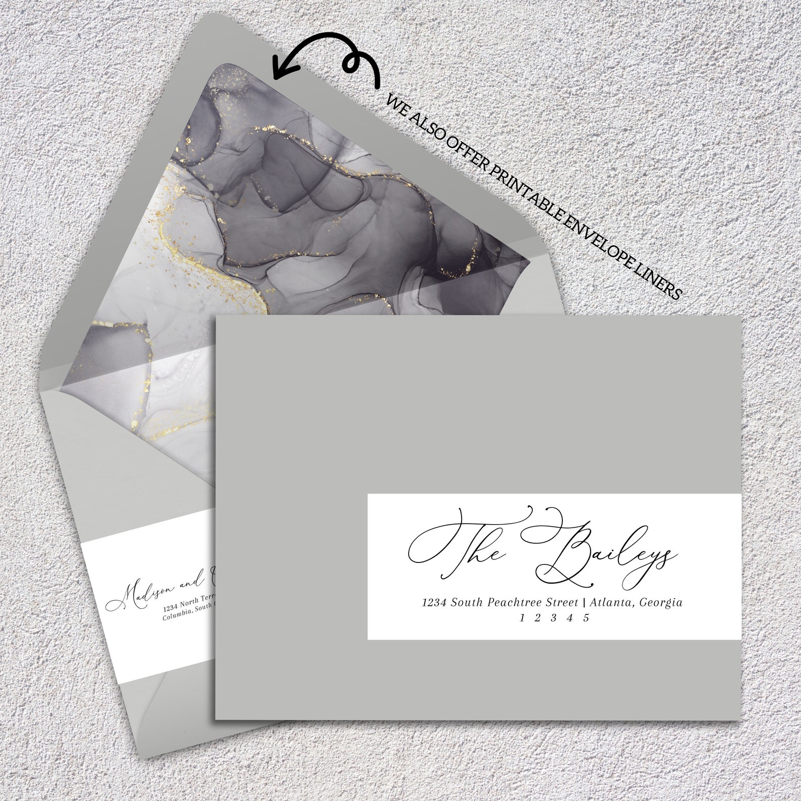 Printable Wrap Around Address Label Template Canva Template Return ...