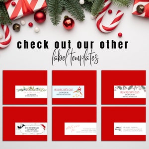Printable Wrap Around Address Label Template | Canva Template | Return Address Sticker ...