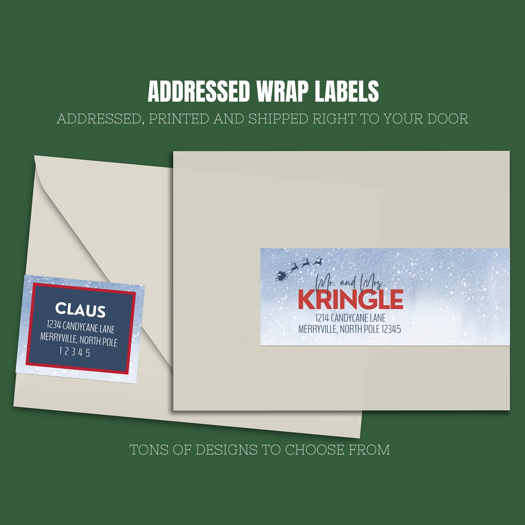 Wrapping Address Labels Printed 7