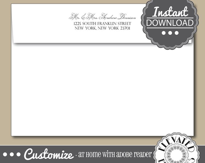 EDITABLE Elegant ENVELOPE Template,Wedding Envelope ADDRESSING,Event,Everyday,Recipient Addressing,Envelope Addressing,Instant Download