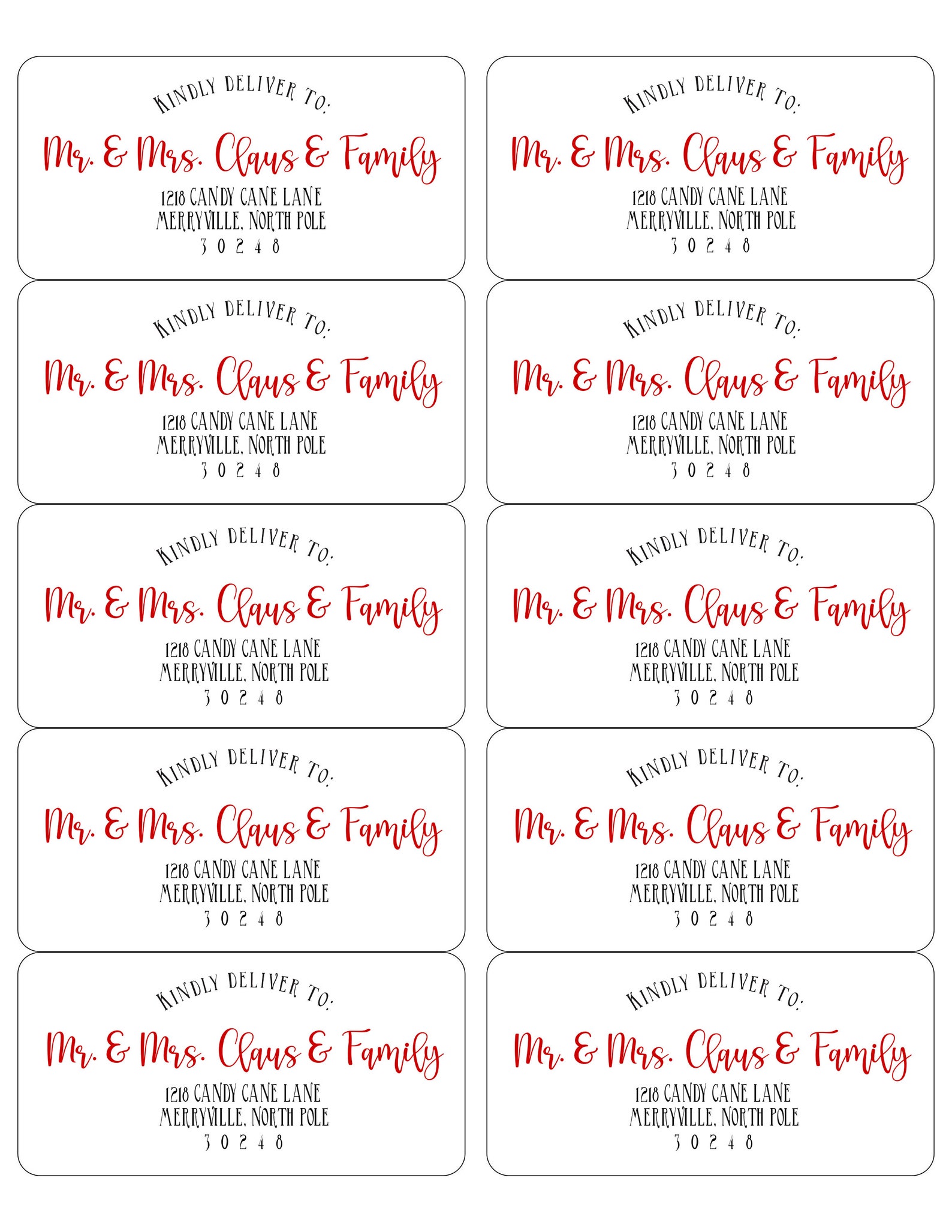 Address Label Template For Mac