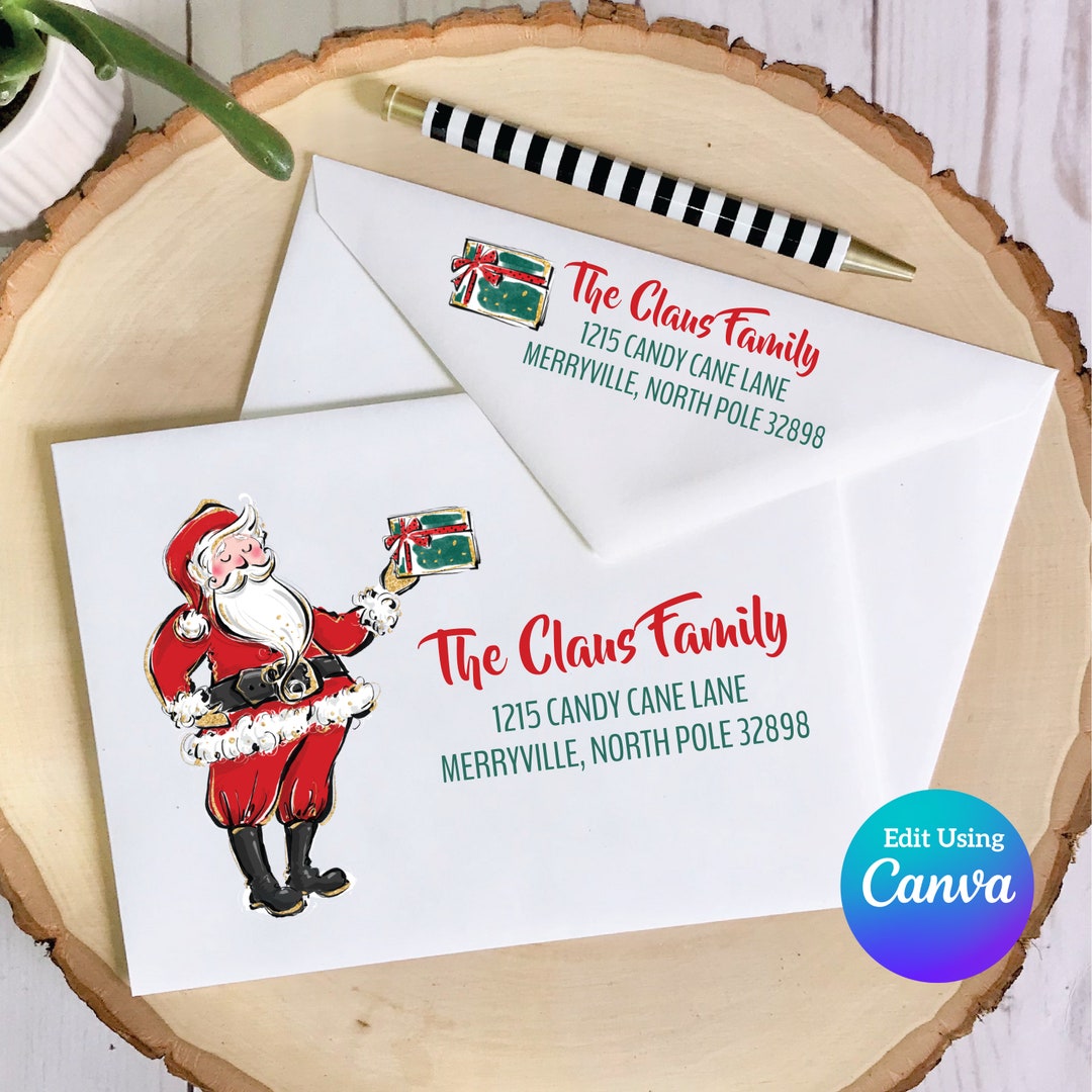 Canva Envelope Addressing