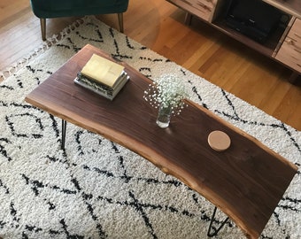 Custom live edge coffee tables