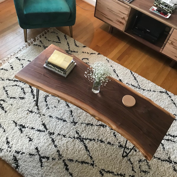 Live Edge Coffee Table - Etsy