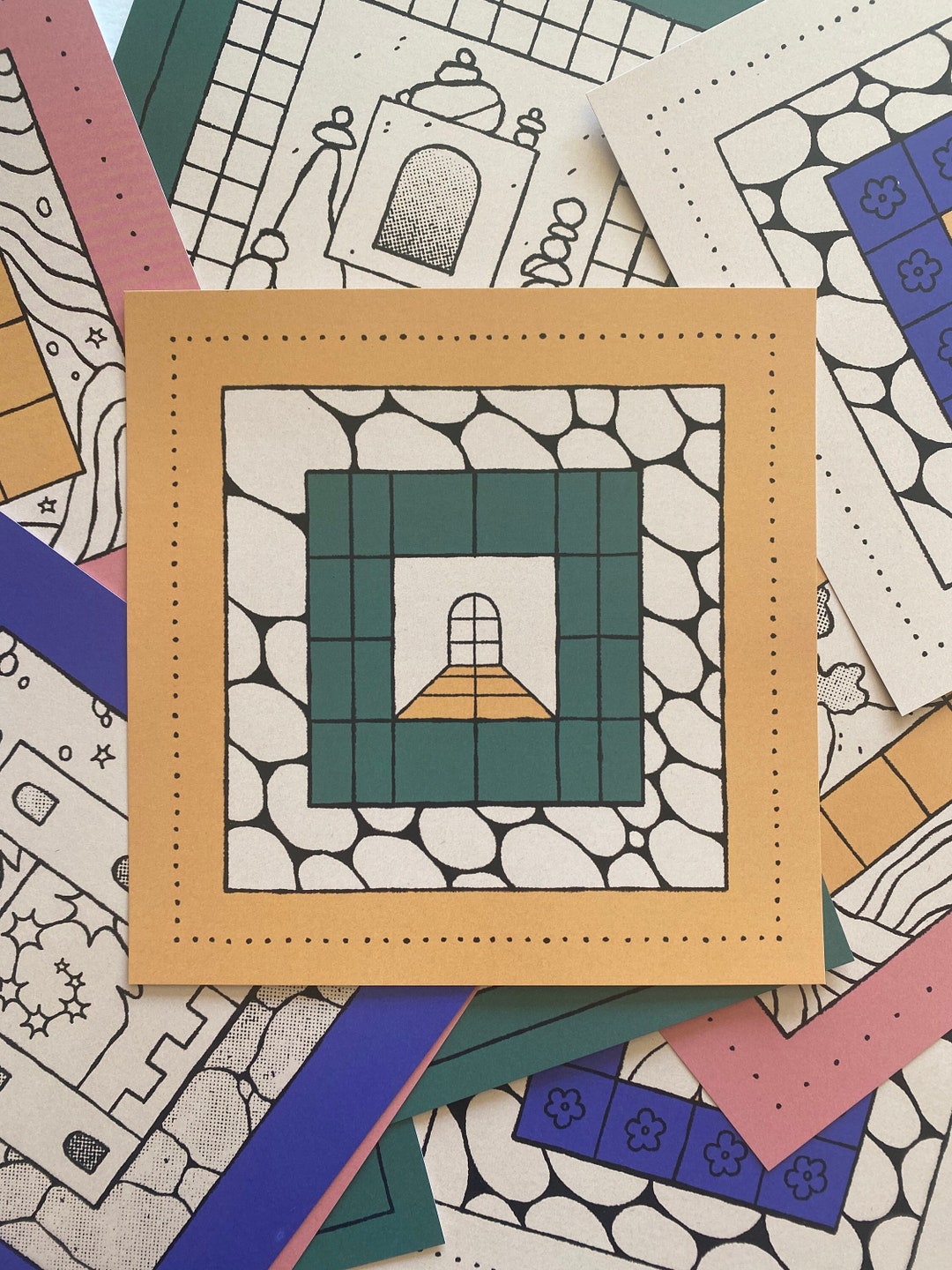 Borders 'window' - Art Print - Etsy