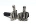 2 metal License plate custom bolts,middle finger,flip off,screw,windshield screw,biker gift,motorcycle,chopper,badass,truck,hotrod,atv 