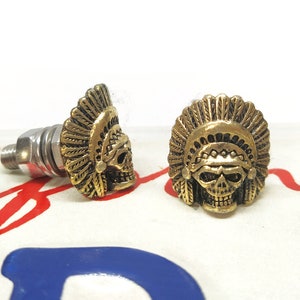 skull Native American Indian Chief License plate bolts screw,windshield chopper skull Native American Indian Chief License plate bolts screw,windshield chopper