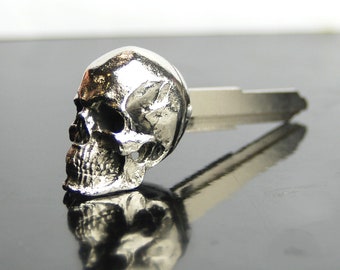 Chiave grezza personalizzata con teschio per accensione – adatta alla maggior parte delle marche e dei modelli di motociclette