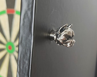 pitbull head Cabinet knob, Wardrobe Pull, Door,Drawer,tool box,handle,cupboard,dog,bulldog