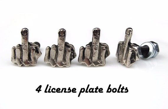 4 Set M6 titanium screws/washer License plate decoration screws