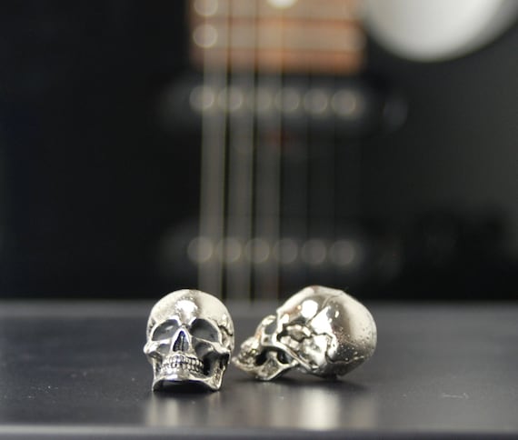 シュレーダー用スカルバルブキャップ 2 個セット、ダストカバー