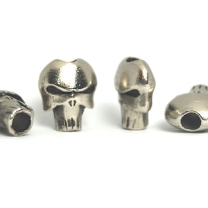 Punisher Skull Bead – DIY Paracord & Lanyard Charm for Keychains or Knives