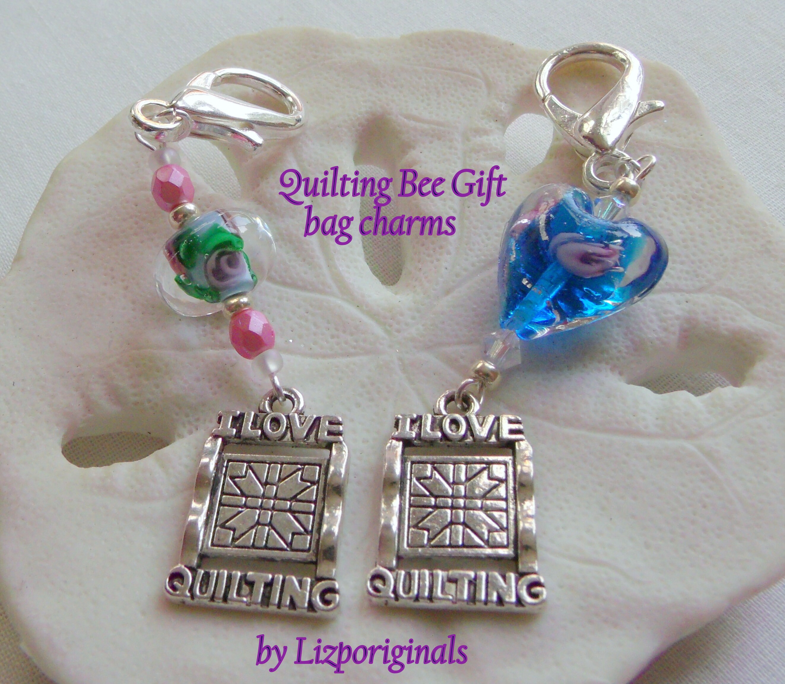 Quilting charms Quilt add on gifts zipper pull scissor Etsy