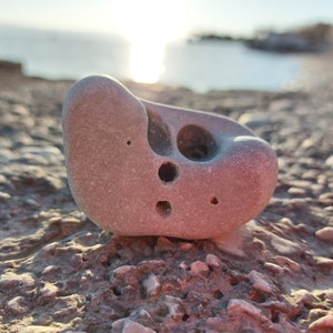 Adriatic Sea Hag Stone: Embrace the Magic of Natural Holes - Perfect for Crafting & Witchcraft!