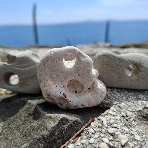 Adriatic Hag Stone Set: Carved Beach Rocks, Odin Stones