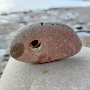Hag Stone: Natural Adriatic Sea Rock with Hole