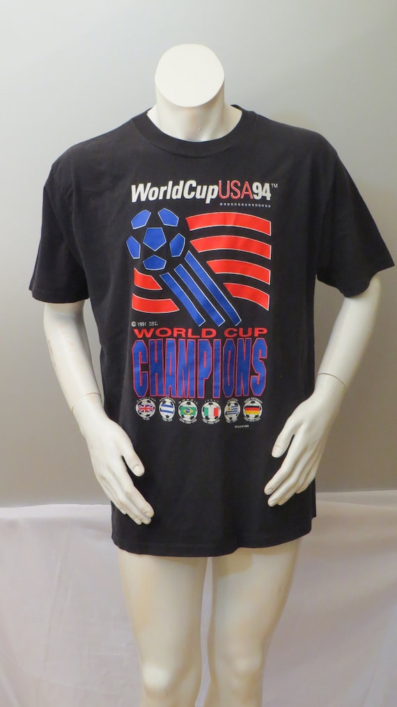 1994 monde Coupe chemise - Classic 94 American Flag (homme) monde tasse Logo - (homme) Flag 410371 1994 monde Coupe chemise - Classic 94 American Flag (homme) monde tasse Logo - (homme) Flag 410371