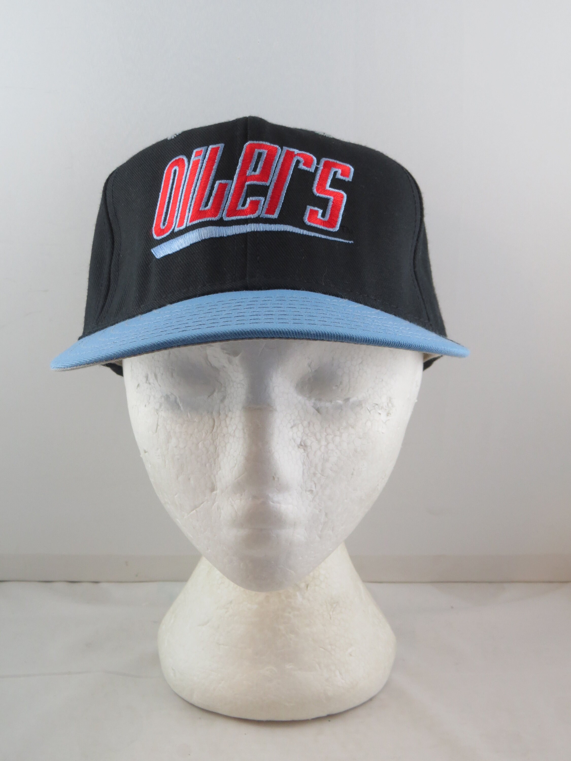 Houston Oilers Hat VTG Zooming Script 