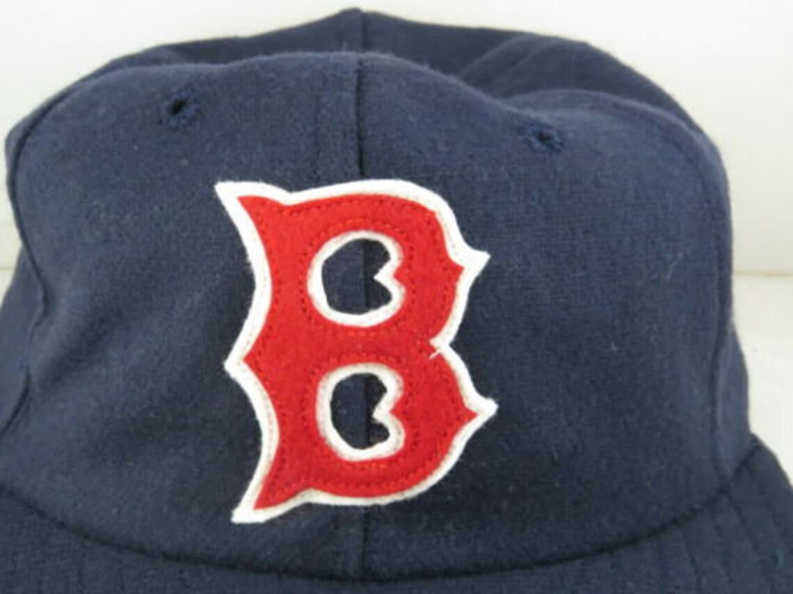 Boston Red Sox Hat VTG 1940s Style by Cooperstown Cap Etsy
