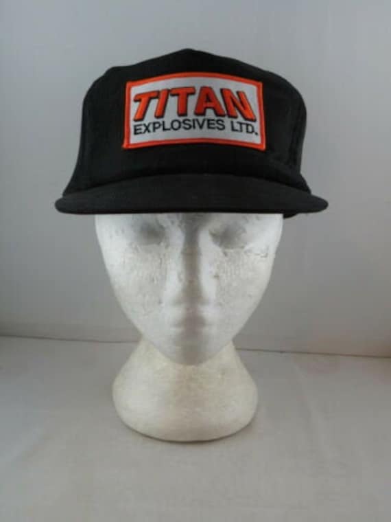 Vintage Corduroy Hat - Titan Explosives - Adult Sn