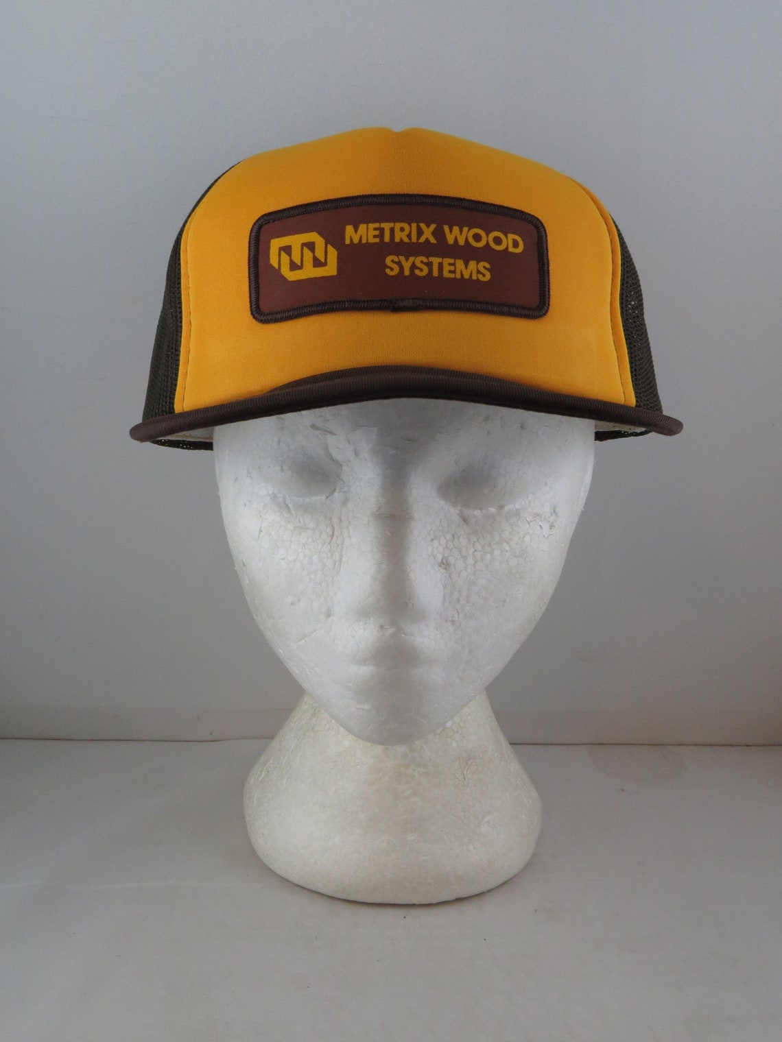 Vintage Logging Hat Metrix Wood Systems Adult Snapback Etsy