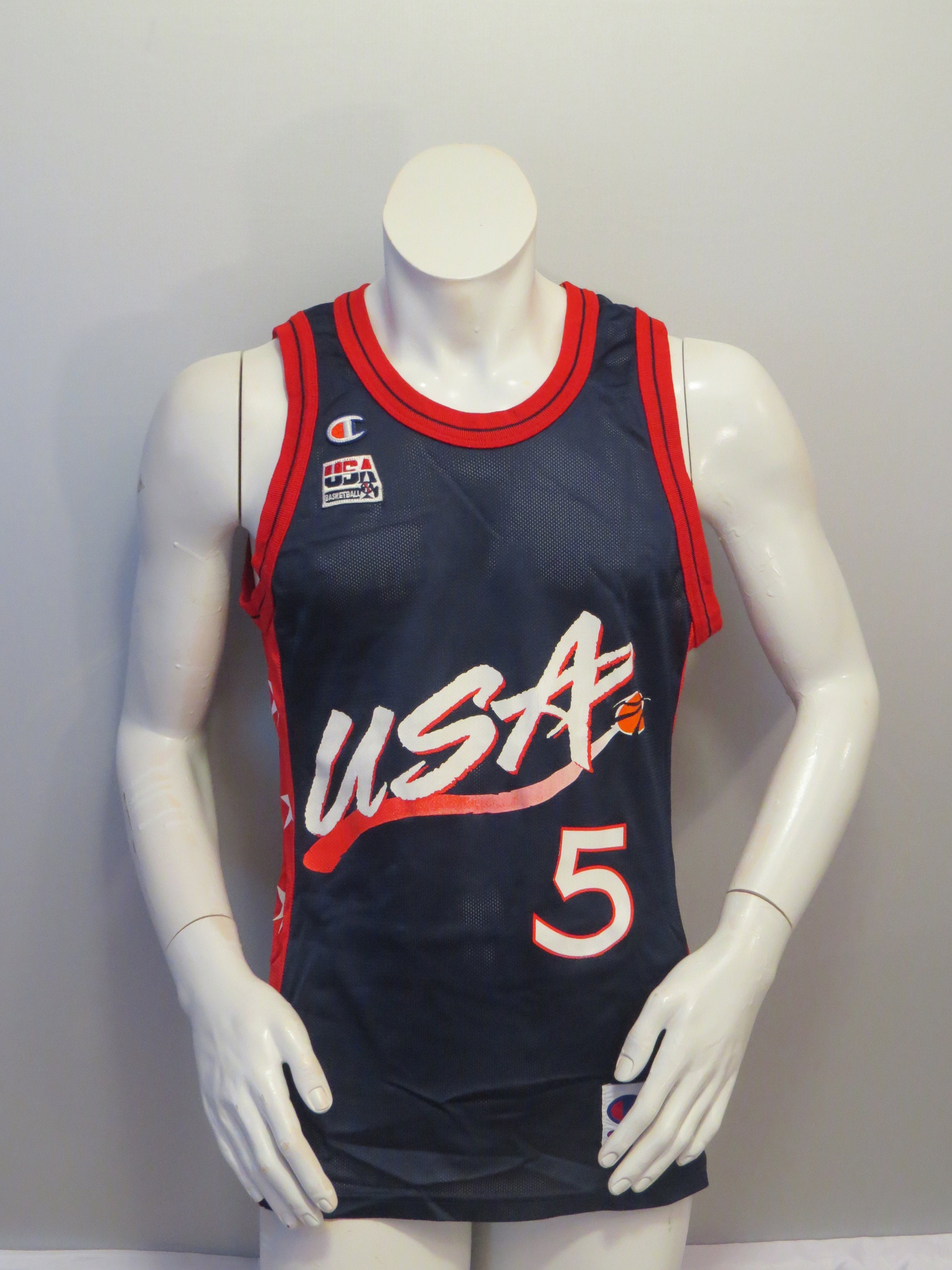 1996 Team Usa Basketball Jersey - Vintage Vtg Champion Pippen 1996 ...