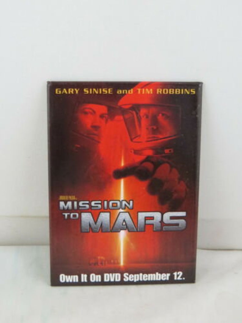 Vintage Walmart Pin Mission to Mars DVD Release Paper Pin Etsy