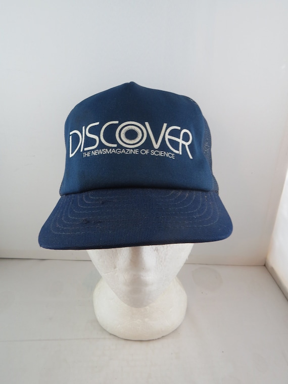 Vintage Screened Trucker Hat - Discover Science Ma