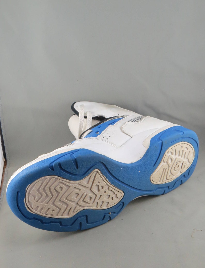 Adidas Originals Dikembe Mutombo 55 1993 Blue White HI Top | Etsy
