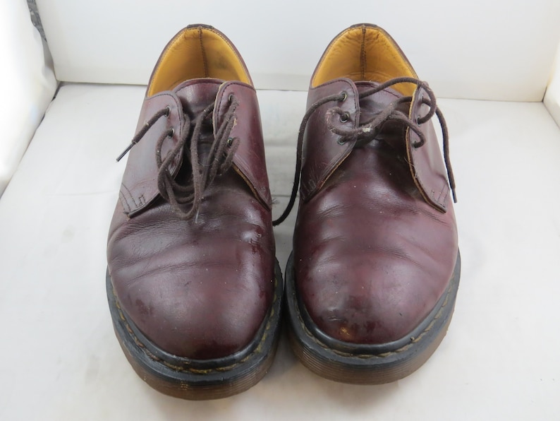 brown doc marten oxfords