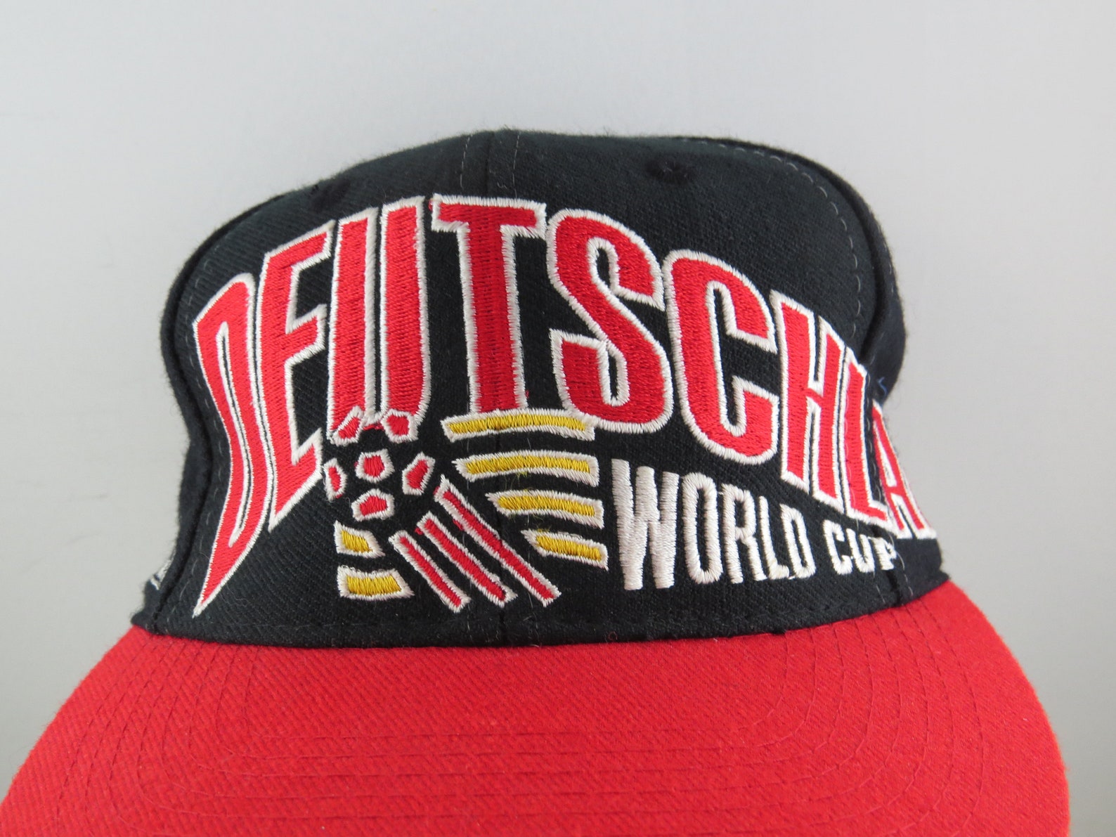 Vintage Soccer Hat Germany 1994 World Cup Oversized Script Etsy