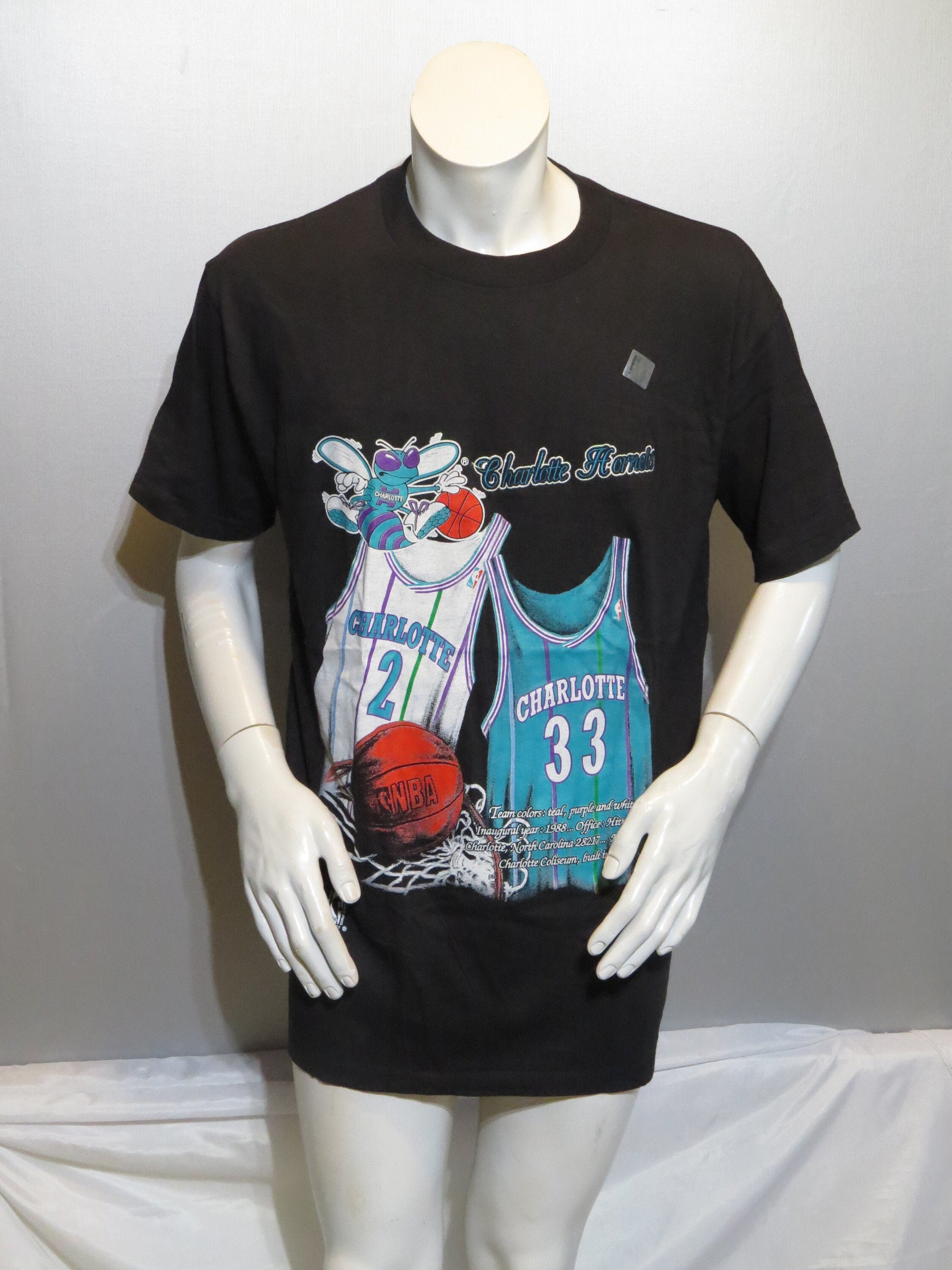 Charlotte Hornets Shirt VTG Lockerroom 