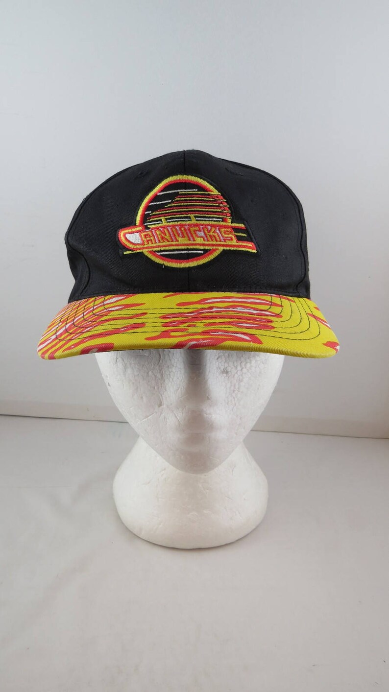 black canucks hat