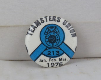 TEAMSTER 938 LOCAL UNION Vintage CLOTH HAT or JACKET PATCH  INSIGNIA CREST 