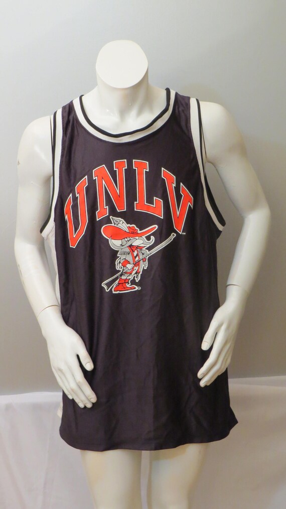 Vintage UNLV Runnin Rebels Jersey - Screened Graph