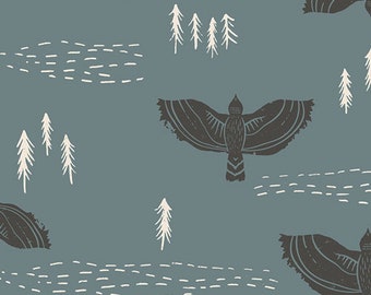 Art Gallery Fabric | Wind Observer Slate | Wind Observer Fabric | Canvas Fabric | Upholstery Fabric | fabric | Fabric by the yard