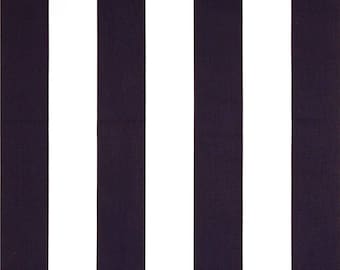 Premium Prints Fabric | Schwarzer Streifen-Stoff | Möbelbezugsstoff | Premium Streifen Schwarzer Stoff | Stoff Meterware | Hergestellt in den USA
