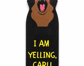 Dungeon Crawler Carl System Message Bookmark, Donut yelling 3D Printed LitRPG Reader Gift