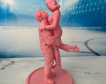 Statuetta di giocatore di hockey stampata in 3D: decorazione per studenti fuori dal campus (12,7 cm)